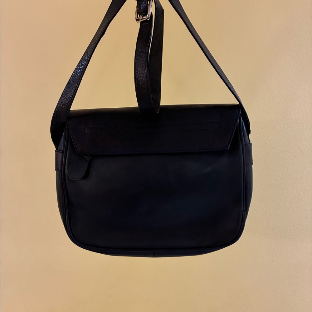 Fendi vintage  Blue Leather Shoulder Bag